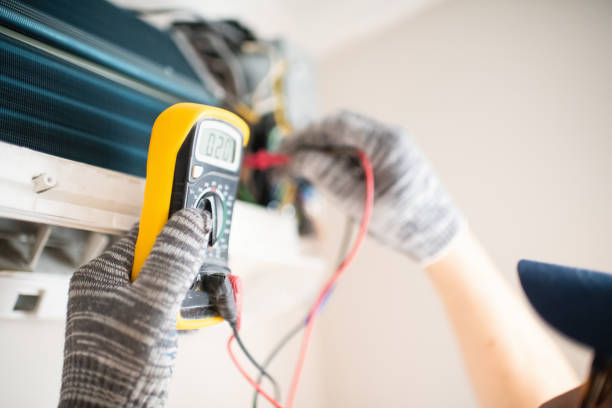Air conditioning maintenance on a Savannah-area home